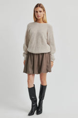 Flare Knit - Light Beige