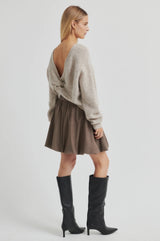 Flare Knit - Light Beige