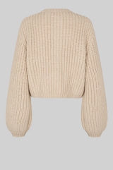 Ulrikke Knit Cardigan - Soft Beige