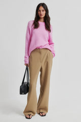 Bruuk Knit O-Neck - Lilac Chiffon