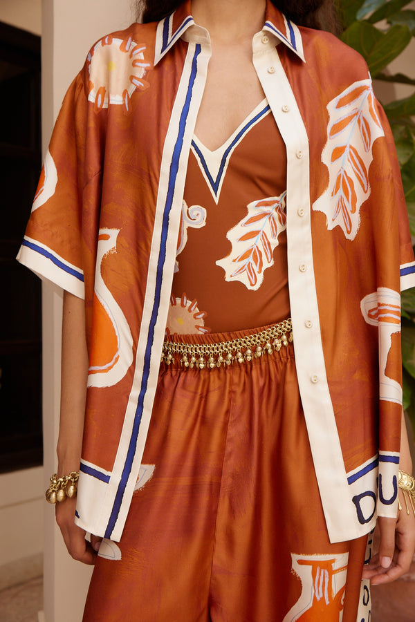 SOLEIL D'AMOUR SILK SHIRT