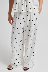 Salliy Trousers - White Alyssum