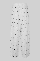 Salliy Trousers - White Alyssum