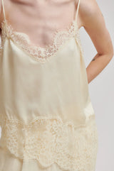 Wilina Strap Top - Alabaster glea
