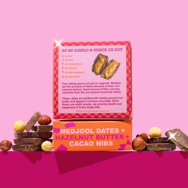 Hazelnut Praline- Chocolate Covered Dates