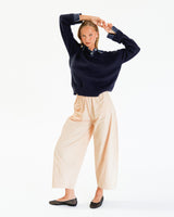 Kana Barrel Leg Pant - Beige