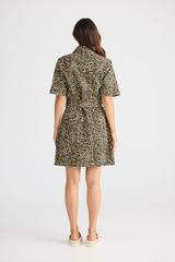 Leroy Dress - Beige Leopard