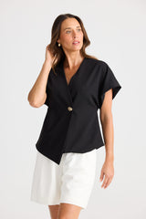 Origami Top - Black