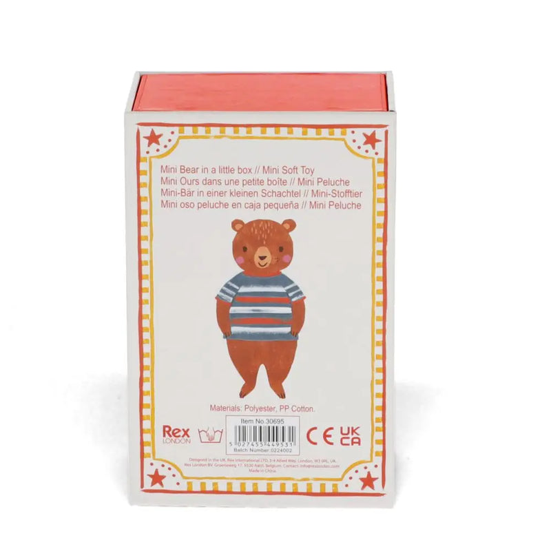 Rex London Mini Bear in A Little House