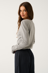 Aspyn Long Sleeve - Grey Marle