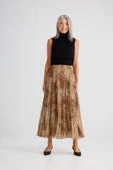 Alias Pleated Skirt - Leopard
