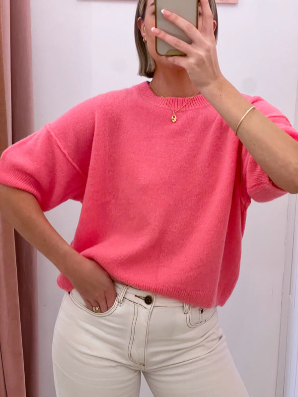 Vieve Knit - Coral Pink