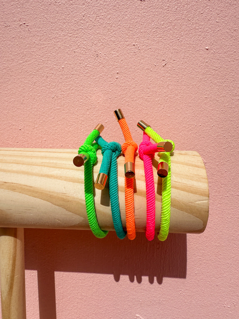Neon Hair Wrist Ties