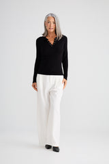 Rocca Knit Top - Black