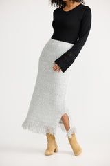 Seville Skirt - Grey Marle