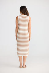 Squad Dress Ecru W Tawny