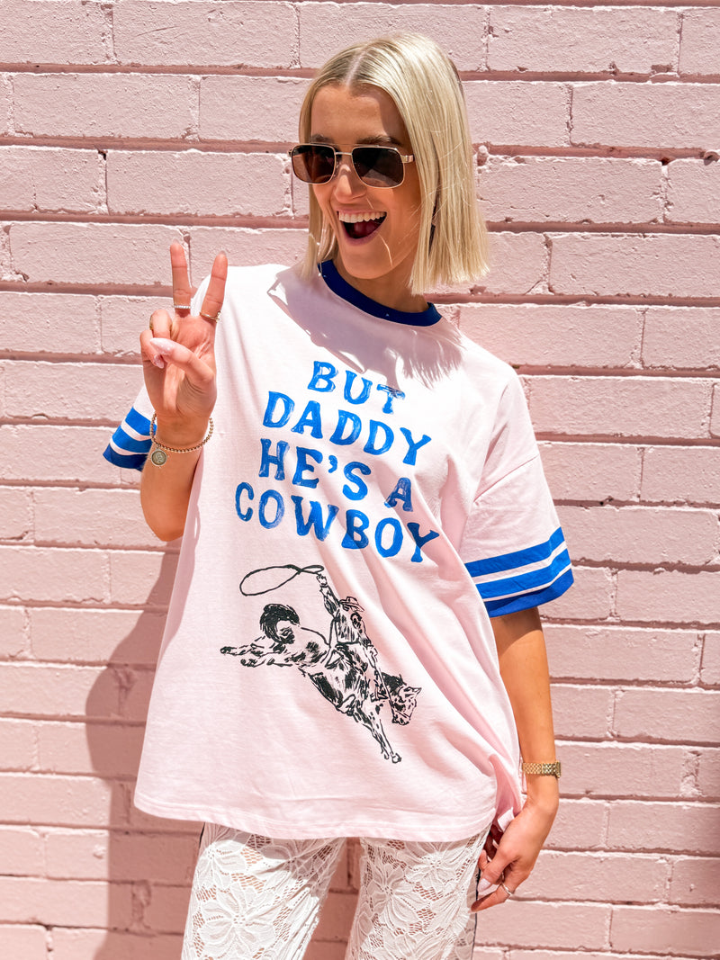 Cowboy Tee - Pink