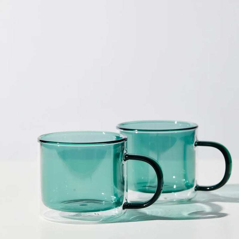 Double Trouble Cup Set in Teal