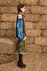 Lasso Patchwork Knit Sweater