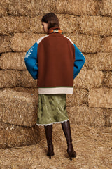 Lasso Patchwork Knit Sweater