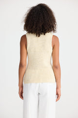 Saffron Knit Tank - Natural
