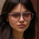 Billie Aviator Sunglasses - Gray