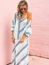 Claro Maxi Dress - Tulip Stripe