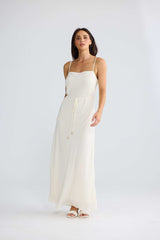 Elsbeth Maxi Dress - Oyster