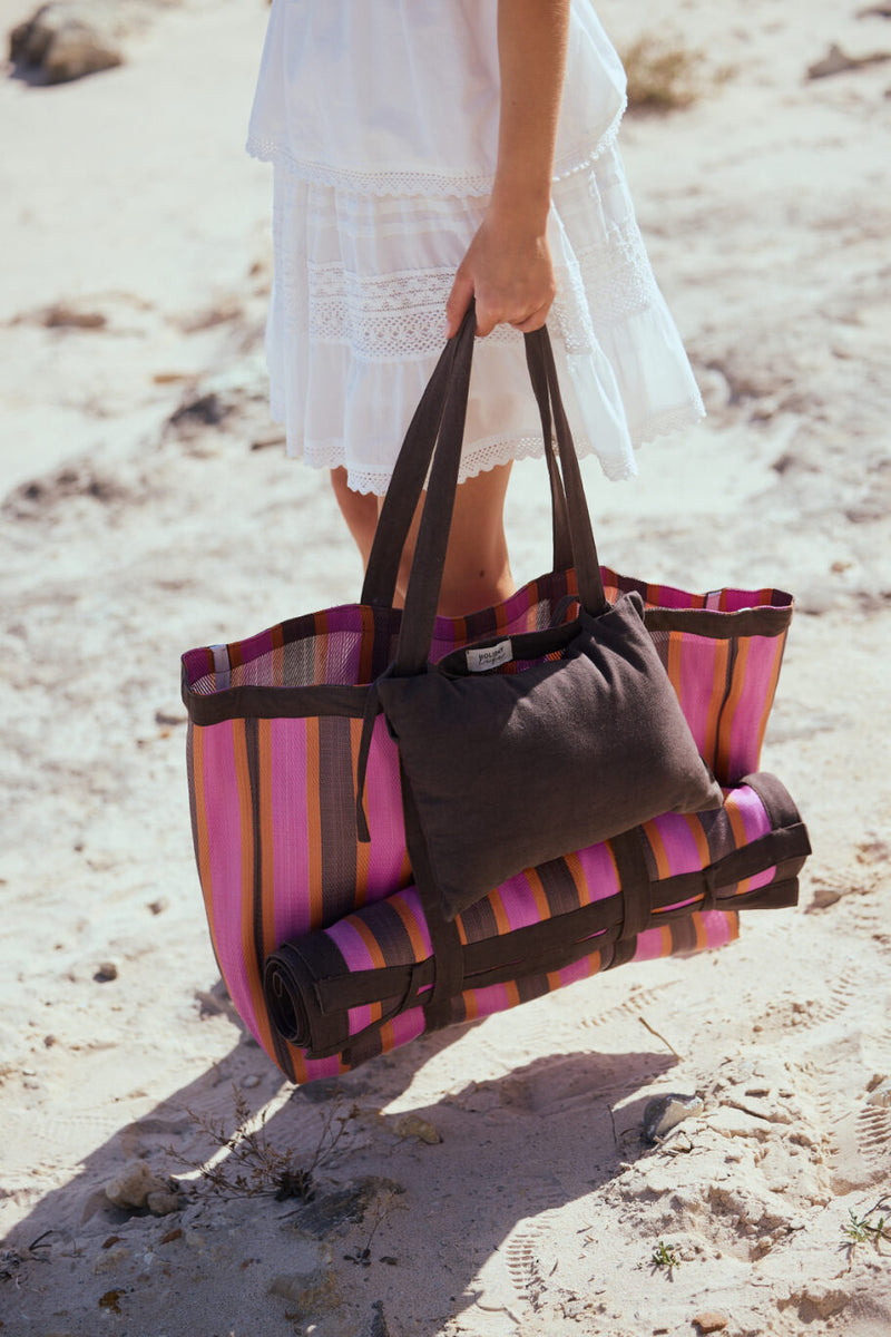 Idris Beach Set - Pink Stripe
