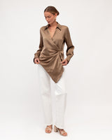 Ally Blouse - Bronze