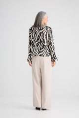 Harper Top - Zebra Print