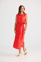 Turning Point Dress - Poppy Red