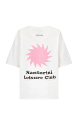 Santorini Oversized Tee Warm White