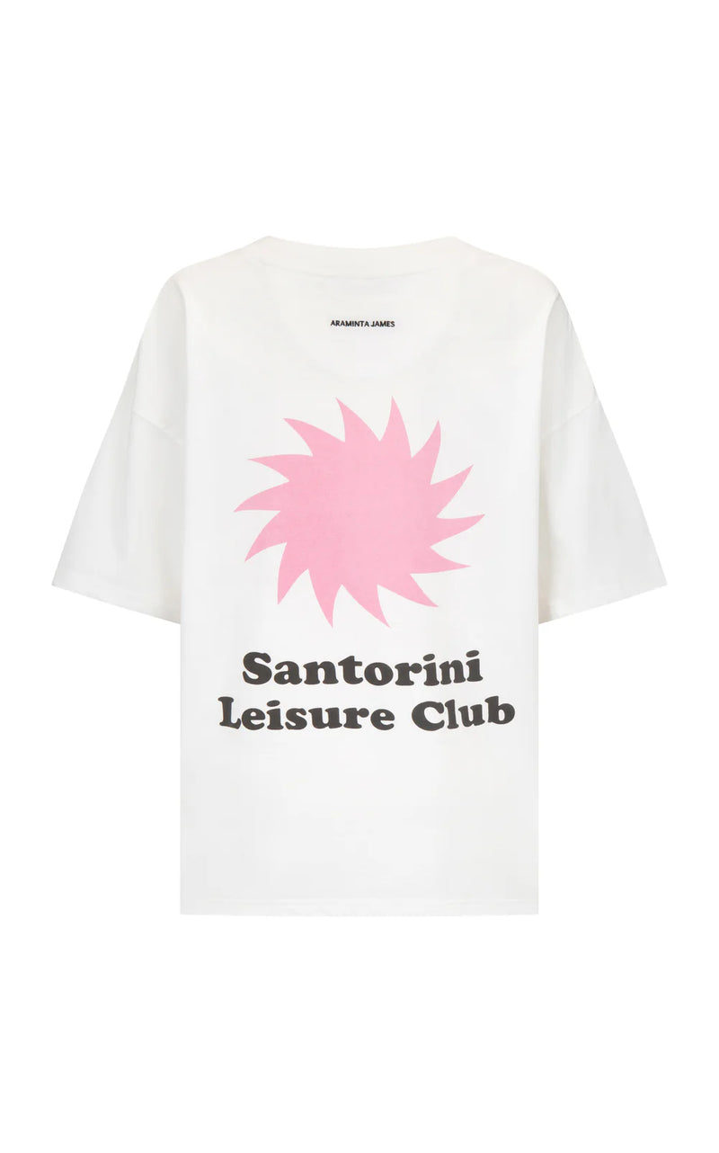 Santorini Oversized Tee Warm White