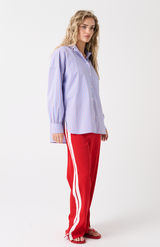 Darby Shirt - Cornflower multi stripe