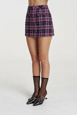 SKORTY-AZALEA PLAID