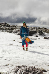 GETTING AIR IN VERBIER.   Dress.