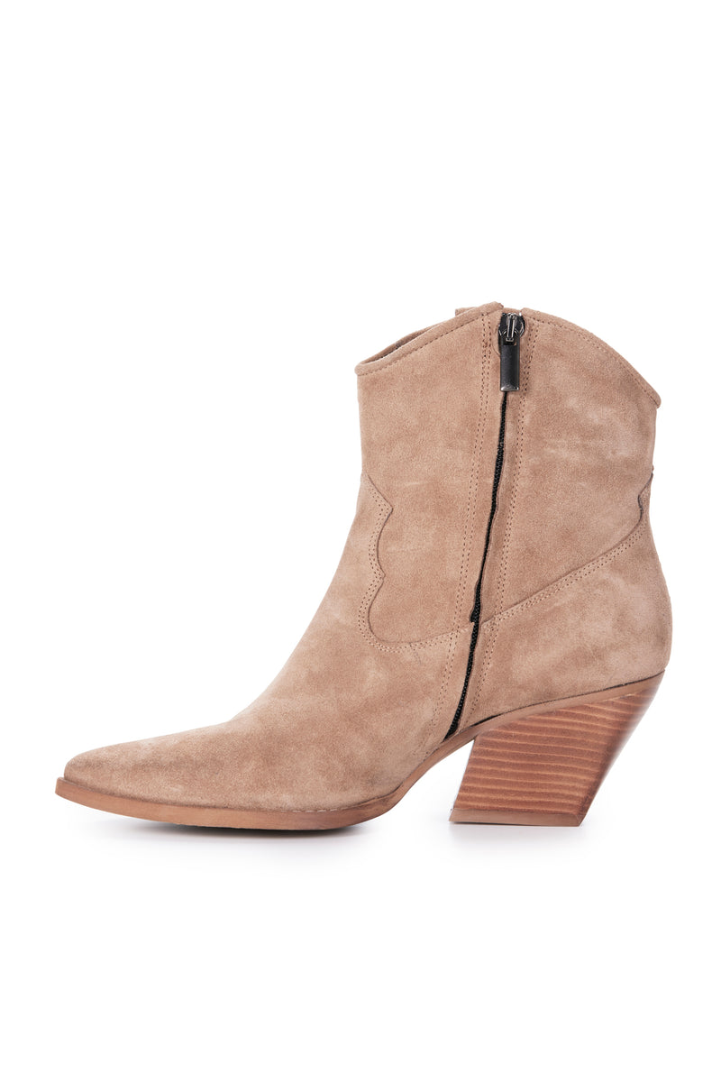 JULIA SUEDE BOOT - BISCUIT SUEDE