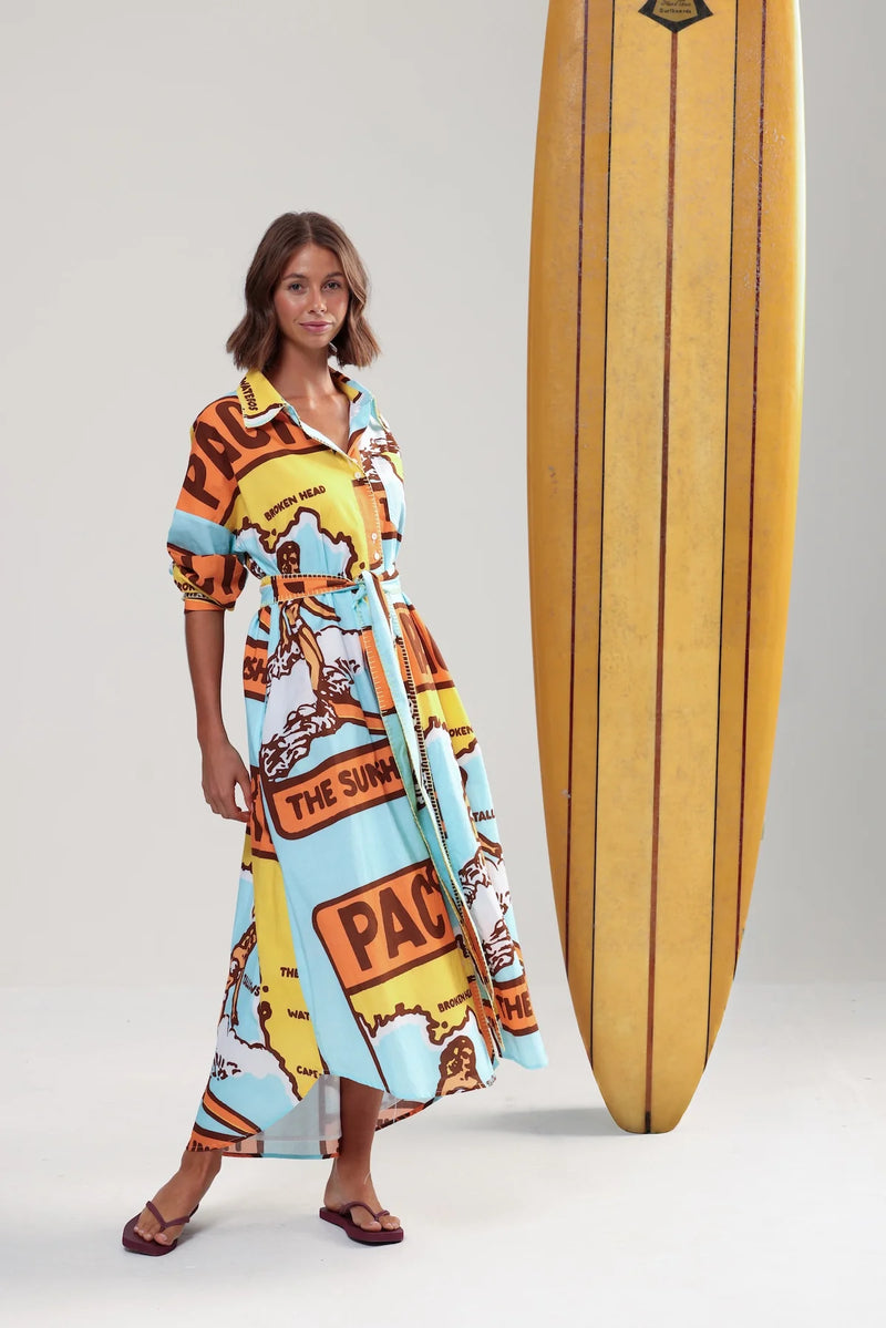 THREE BLUE DUCKS - DRESS