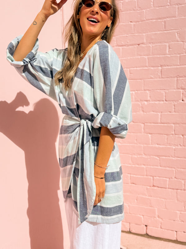 Porto Dress - Tulip Stripe