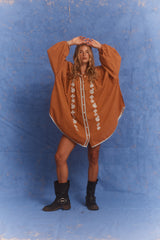 BELLO SWIRL CUPIO SHIRT DRESS