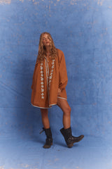 BELLO SWIRL CUPIO SHIRT DRESS