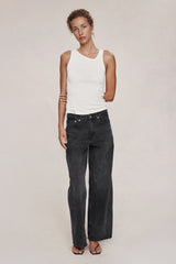 Border Jean - Faded Black