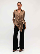 Ally Blouse - Bronze