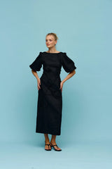 LADIES   SINGLES   BLACK.   Dress.