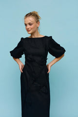 LADIES   SINGLES   BLACK.   Dress.