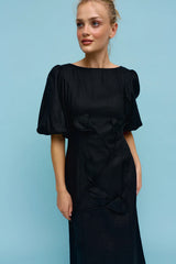 LADIES   SINGLES   BLACK.   Dress.