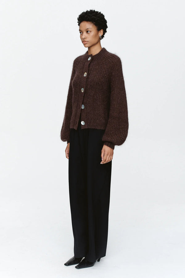 Cait Cardigan - Chocolate