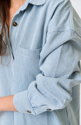 Tamika Shirt Stripe Denim