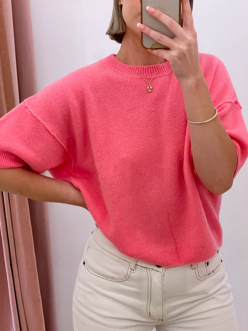 Vieve Knit - Coral Pink